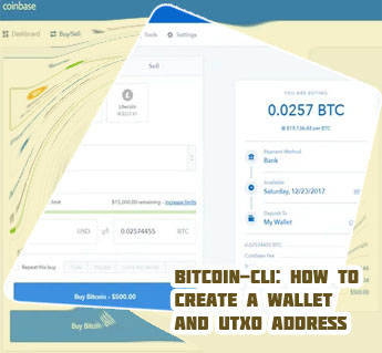 Bitcoin account setup